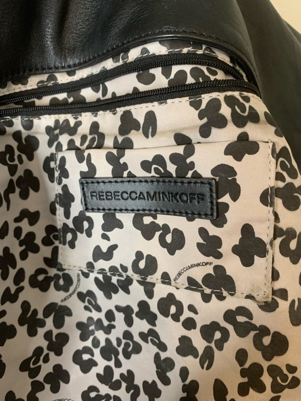 Rebecca Minkoff Black Stud Fringe Hobo Bag with Gold Accents - Picture 10 of 12